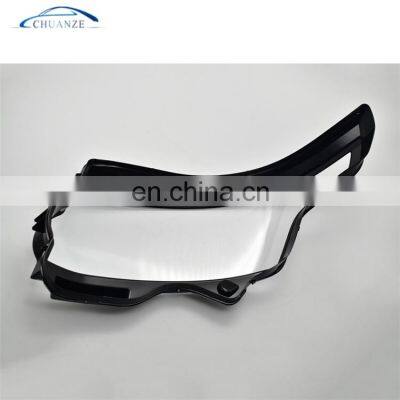 HOT SELLING Black Border Transparent Headlight glass lens cover for VOGue 13-17 Year