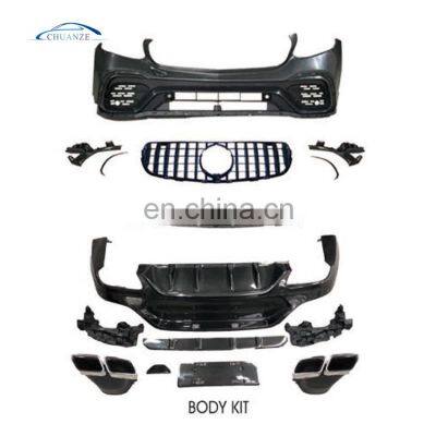 HOT SELLING BODY KIT FOR MERCEDES BENZ 2016-2017 GLC UPGRADE TO GLC COUPE AMG FRONT REAR BUMPER GRILLE