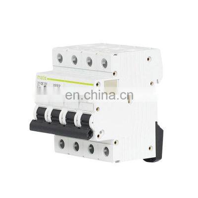 Good quality and cheap safe material durable Matis MM50H-4P 380V 50/60hz miniature electrical circuit breakers