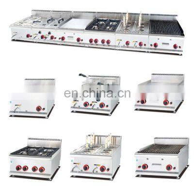 Commercial Table Top Gas Stove With Char-Boiler photo-4