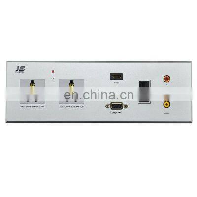 with VGA,power,AV,network connectors hotel multimedia wallplates