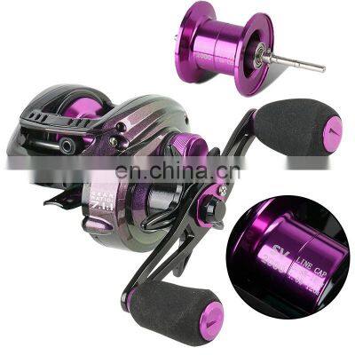 2000 Serie Baitcasting Reel 7.1:1 Gear Ratio High Speed 5+1BB 8KG Max Power Bait Casting Wheel