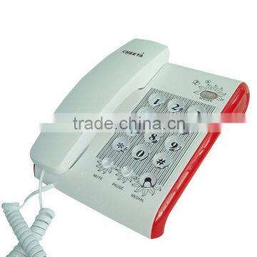 office corded basic telephone model without LCD display