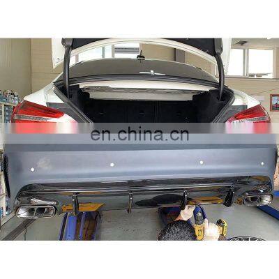 Car Bumpers Auto Parts W117 for Benz W117 CLA Upgrade CLA45 Model Include Front Bumpers Rear Bumper Side Skirts Rear Diffuser