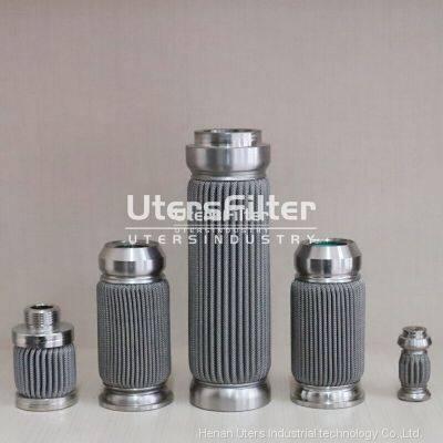 CF-20-3-E-V-0/CF-20-3-E-V-0 UTERS filter element replace of HYDAC Stainless steel sintering filter element