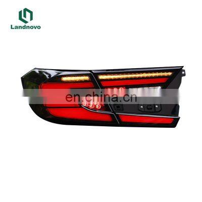 Landnovo body parts car assembly taillight led lamp replacement For Honda Accord angel style 18-21 led tail light
