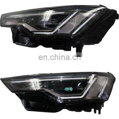 High quality full LED headlamp headlight plug and play for audi A6 C8 head lamp head light 2019-2021