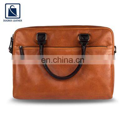 Genuine Leather 15 Inch Laptop Bag for Men photo-3