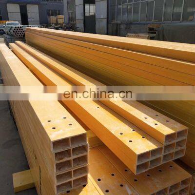 Anti-Corrosion Structural FRP Square Tube Fiberglass Pole FRP Fiberglass Pipes photo-3