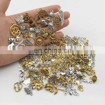 Vintage Mixed Metal Animal Birds Charms Beads Handmade DIY Bracelet Pendant Necklace Clasp Jewelry Making Findings photo-4