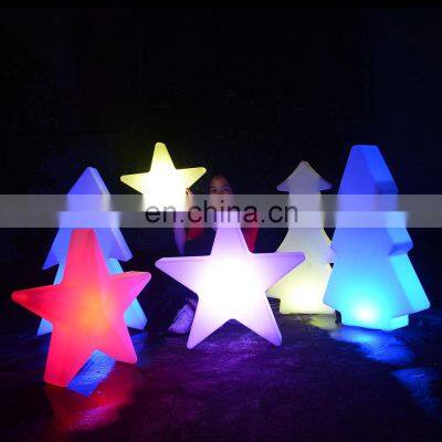 used commercial Christmas decorations /outdoor indoor waterproof led tree top led star outside ceiling light tree garden