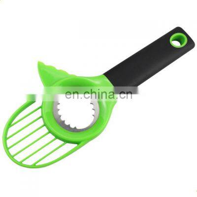 Wholesale 3 in 1 Plastic Avocado Cutter Knife Corer Avocado Slicer Avocado tools Kitchen Gadgets