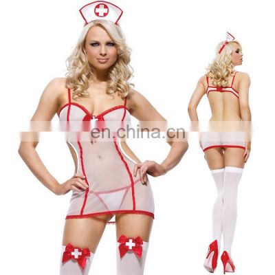 Hot Ladies Naughty White Nurse Uniform  Play Fancy Dress Sexy Japanese Sexy Hot Nurse