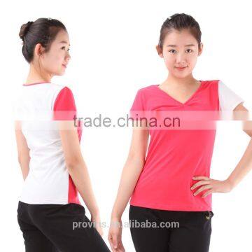 Hot Sale Short Sleeve Dance Top, Fitness Top, Yoga Top