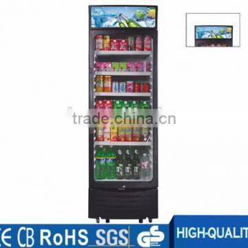 Display cooler type display refrigerator, glass door showcase refrigerator