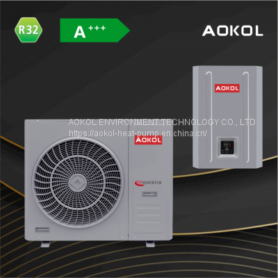 EU 10kw Split Air to Water Heat Pump R32 EVI Low Temperature Heat Pump