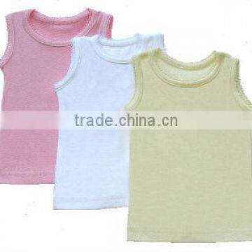 Organic baby singlets