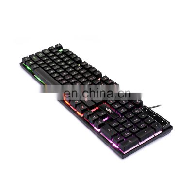 Wired Game Player keyboard Computer touch Multimedia Internet cafe Peripheral Color Backlit Luminous desk gaming keyboard