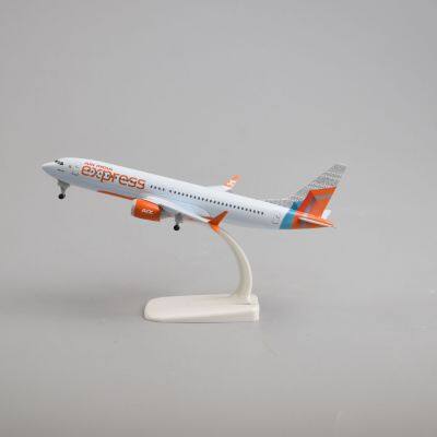 Модель самолета 20 см B737MAX AIR INDIA EXPRESS Металлическая модель самолета, игрушка для детей