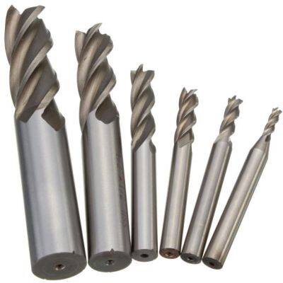 65HRC 4 Flutes 30 Helix Cemented Carbide Endmill for Harden Steel