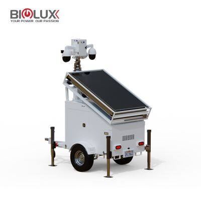 HiSTAR-V Solar Security CCTV Tower 5 Solar Panels Rapid Deployment for Outside Monitoring photo-4