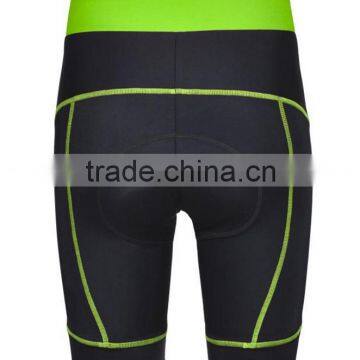 Size YXS To 6XL Ladies Black /Green Design Breathable Cycling Jersey Shorts photo-2