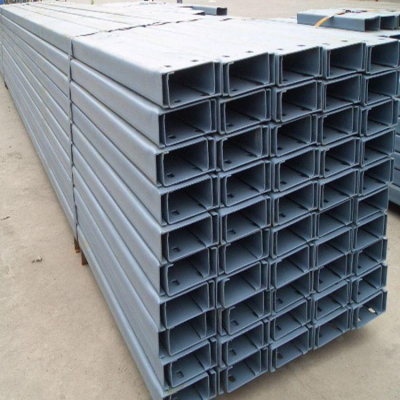 S235JR Galvanized UPE 100x55 Steel Profile Light Steel Channel U Channel Steel Purlin Construction Material photo-4