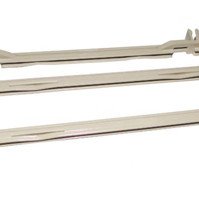 Материалы для пластиковых направляющих реек, ударопрочные, с ровной поверхностью, направляющие рельсы для печатных плат, головки направляющих реек