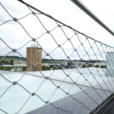 Geknotetes und endbeschlagtes rostfreies Stahlseilnetz für Zoo-Enclosures photo-4
