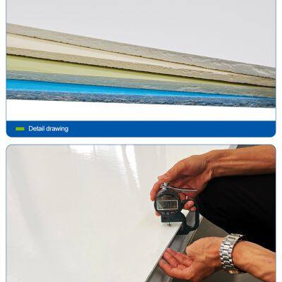 High Strength FRP Fiber Silicate Wrap Cloth GFRP Slide Tent Manhole Zip Swimming Fiberglass Panel 300m Plastic Grating FRP Panel photo-2