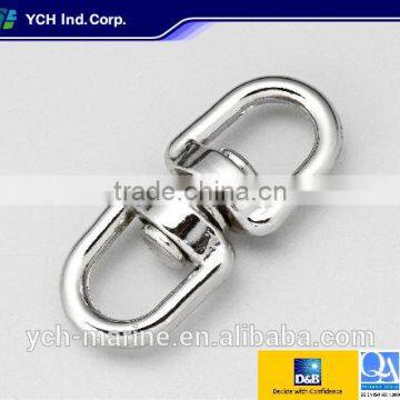 Eye and Eye Zinc Diecast Nickel Plated Zinc Swivel