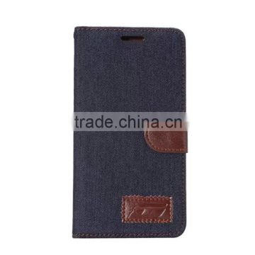 New Arrival Cowboy Jeans Flip Leather Case For SONY Xperia C4,cell phone case for SONY Xperia C4