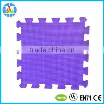 purple interlocking foam play puzzle floor mat for gym floor