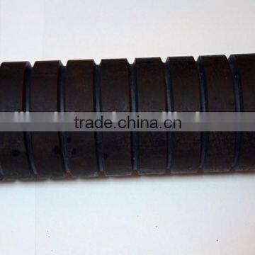 Troughing impact rubber roller idler custom service factory