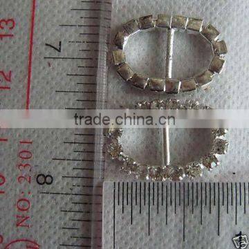 FASHION STYLE Rhinestone Buckles with Plastic Pearl Metal Buckles