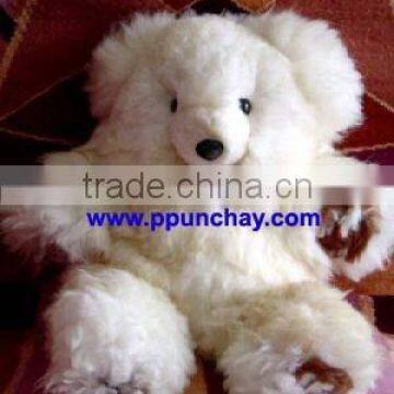 Teddy Bear Toy fur Alpaca 17" Peru