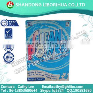 Laundry Powder Detergent in Carton Box