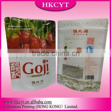 wholesale promotional customized packaging food matte finish plastic bags