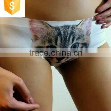 lasercut panty new design panties in print lovely cats dogs design