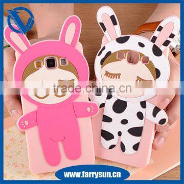 2016 new animal silicone phone case for iphone 6 cute carton silicone case