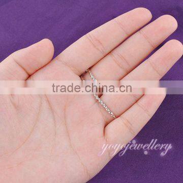 Novel Two Finger Zircon Copper Ring photo-3