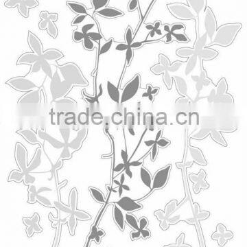 latest white grey pvc wall sticker bedroom decor