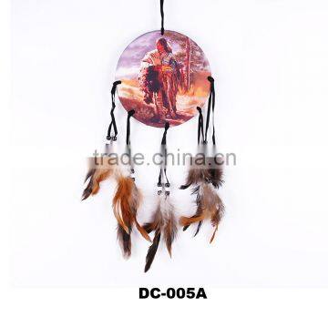 Fashion Home Decoration Indian Wolf Dream Catchers For Sale Natural Craft Gift Dream Catcher Supplies