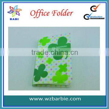 plastic folder/plastic file folder/office plastic folder