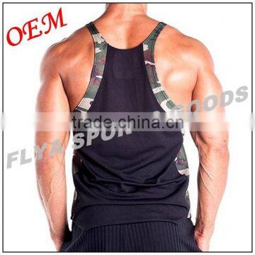 2016 Hot Sale Slim Fit Camo Singlet for Men in Dongguan Professional Manufacturer photo-6