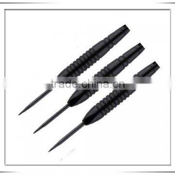 Nickel or black brass dart with black coated, steel tip dart