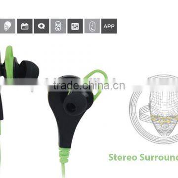 bluetooth noise cancelling headphone it is in-ear earphone with flat cable