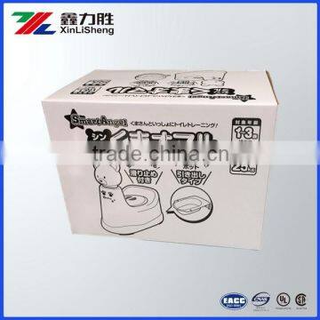 Hot sale custom design paper box for baby pedestal pan, kids toilet                        
                                                                                Supplier's Choice
