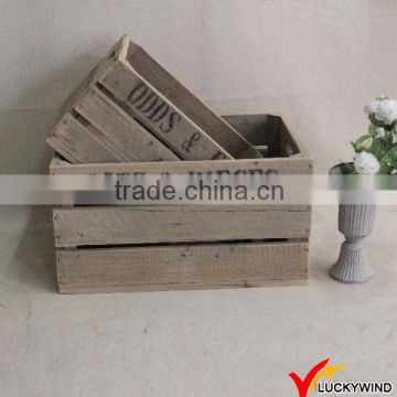 Country Style Distressed Wood Crate Wholesale