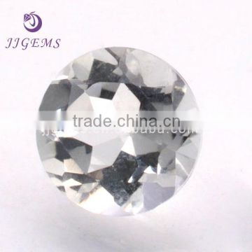 Oval shape loose white topaz gemstones